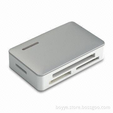 USB 3.0 Card Reader with Aluminum Metal Cover, Unique Design and Strong Metallic Color